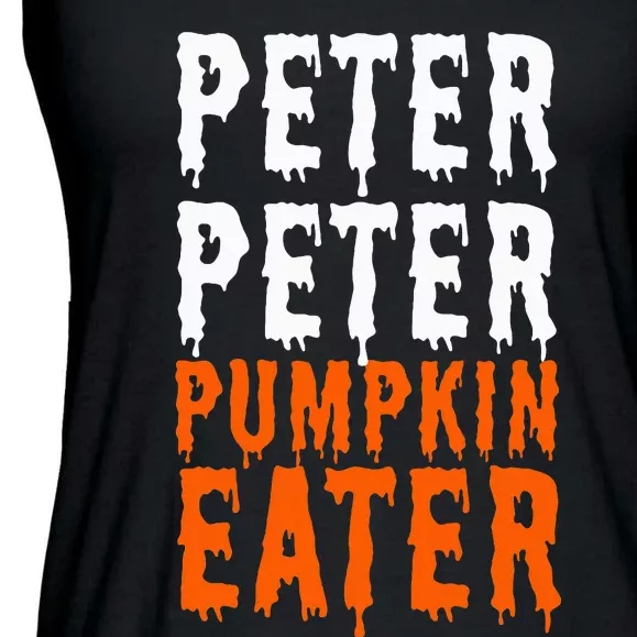 Peter Pumpkin Eater Halloween Costume Couple Ladies Essential Flowy Tank