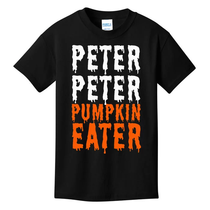 Peter Pumpkin Eater Halloween Costume Couple Kids T-Shirt