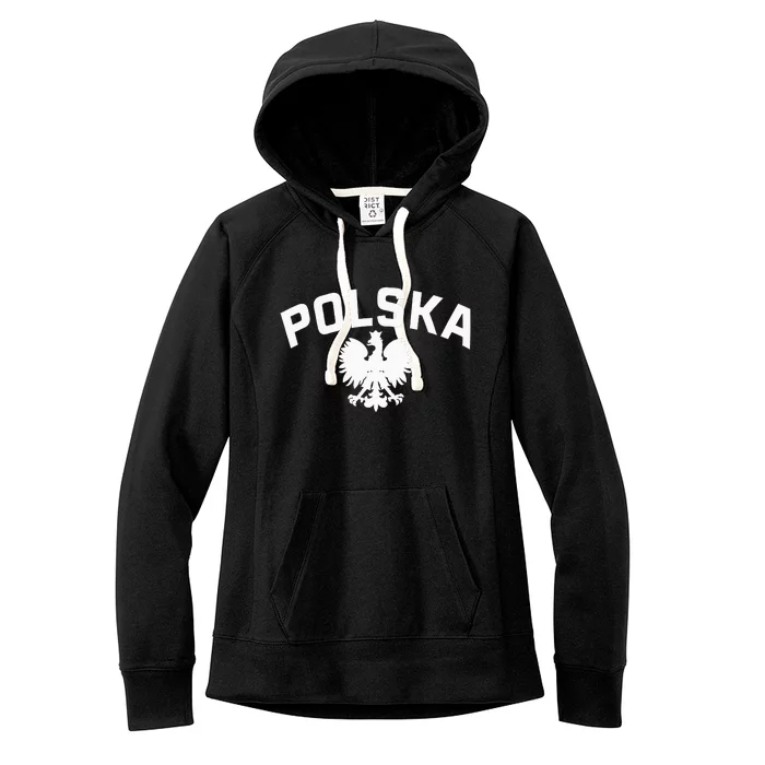 Polska Polish Eagle Poland Polish Ancestry Dyngus Day Women's Fleece Hoodie