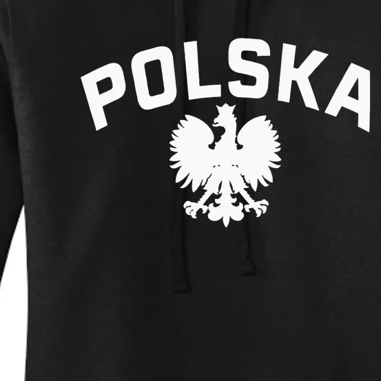 Polska Polish Eagle Poland Polish Ancestry Dyngus Day Women's Pullover Hoodie