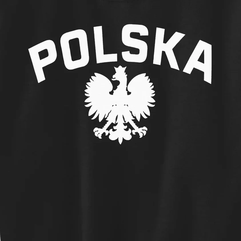 Polska Polish Eagle Poland Polish Ancestry Dyngus Day Kids Sweatshirt