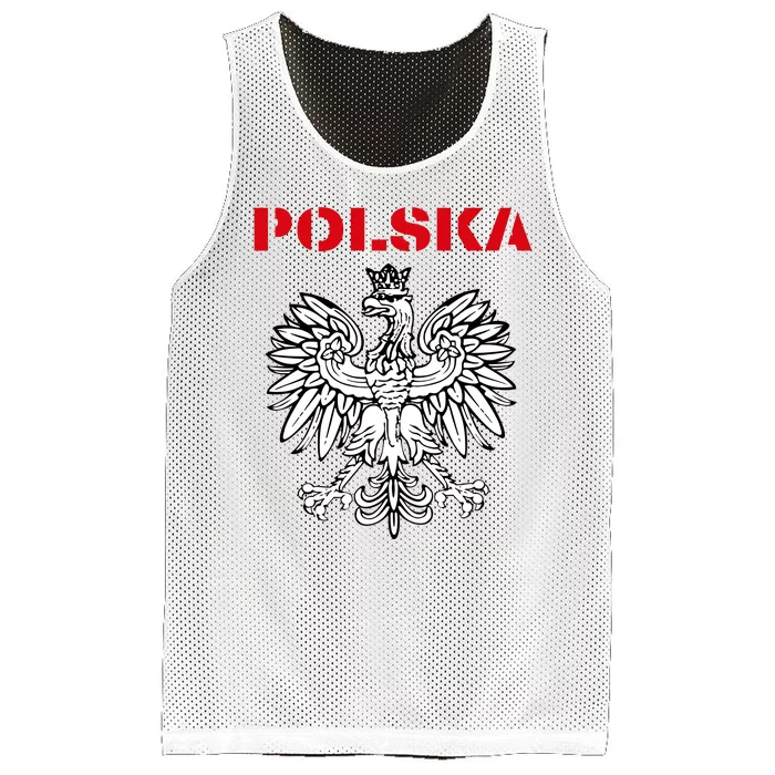 Polska Poland Eagle Poland Heritage Polish Pride Roots Mesh Reversible Basketball Jersey Tank