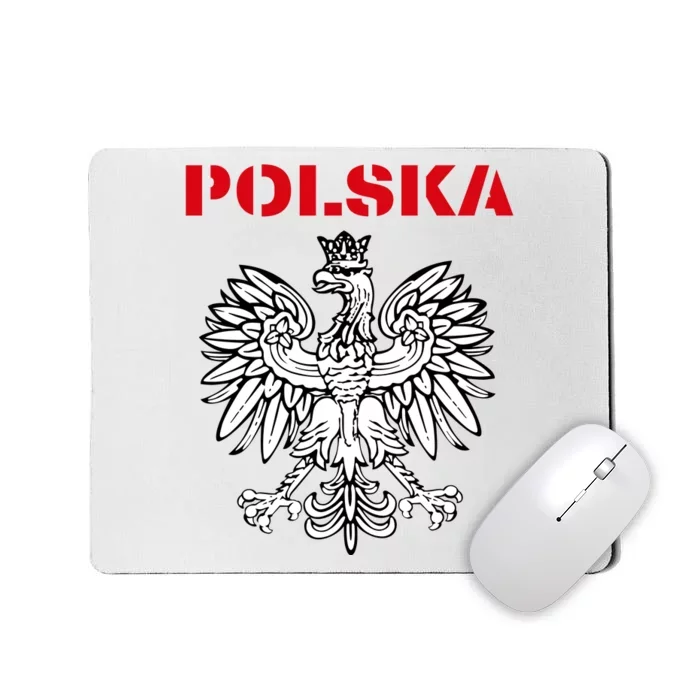 Polska Poland Eagle Poland Heritage Polish Pride Roots Mousepad