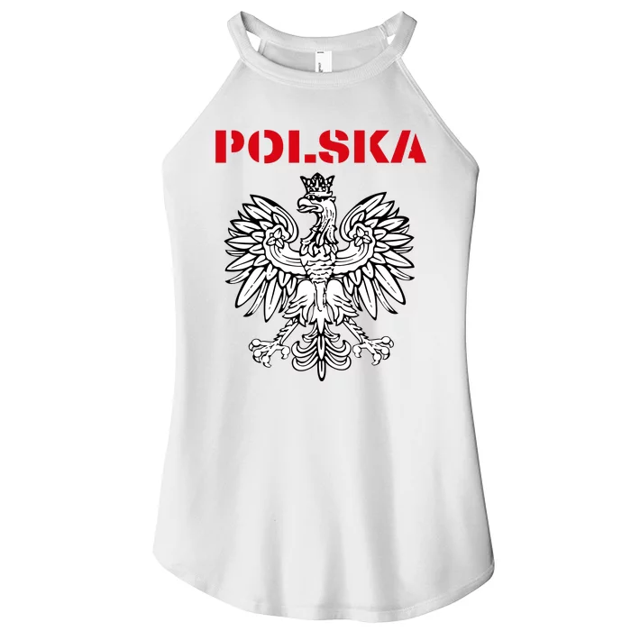 Polska Poland Eagle Poland Heritage Polish Pride Roots Women’s Perfect Tri Rocker Tank