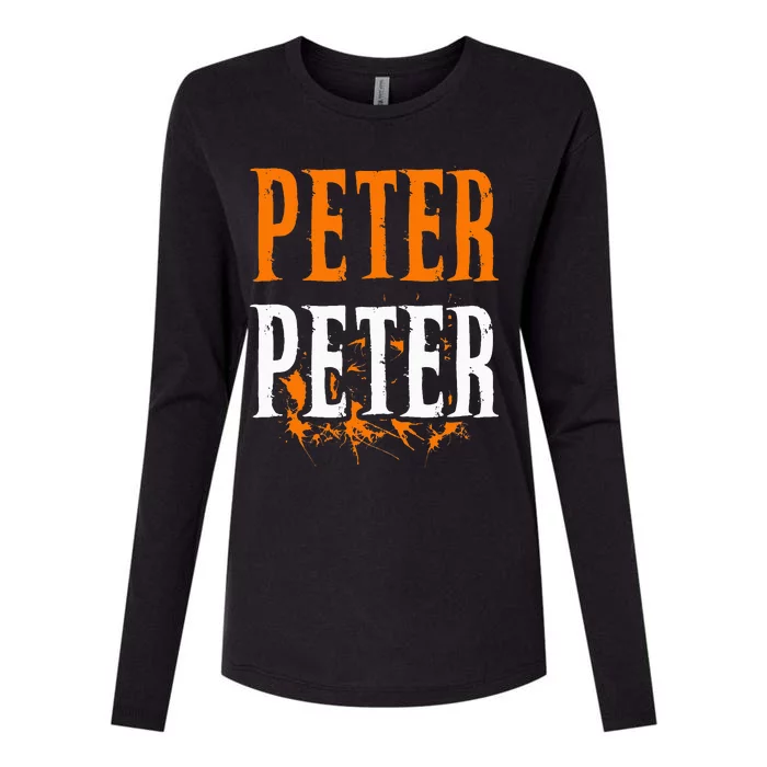 Peter Pumpkin Eater Costume Halloween Splash Womens Cotton Relaxed Long Sleeve T-Shirt