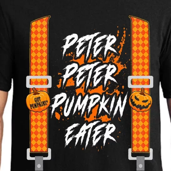 Peter Pumpkin Eater Halloween Costume Couple Pajama Set