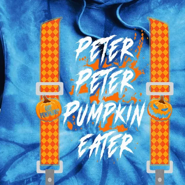 Peter Pumpkin Eater Halloween Costume Couple Tie Dye Hoodie