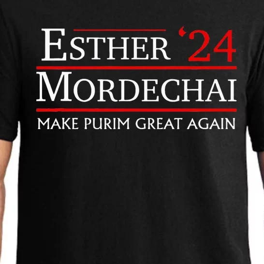 Purim Presidential Election Vote Queen Esther Mordechai 2024 Pajama Set