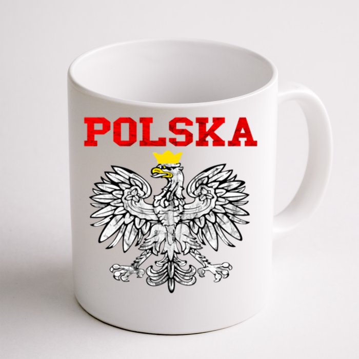 Polska Polish Eagle Poland Flag Polish Pride Polska Poland Gift Front & Back Coffee Mug