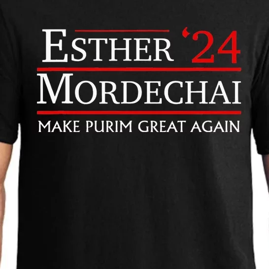 Purim Presidential Election Vote Queen Esther Mordechai 2024 Pajama Set