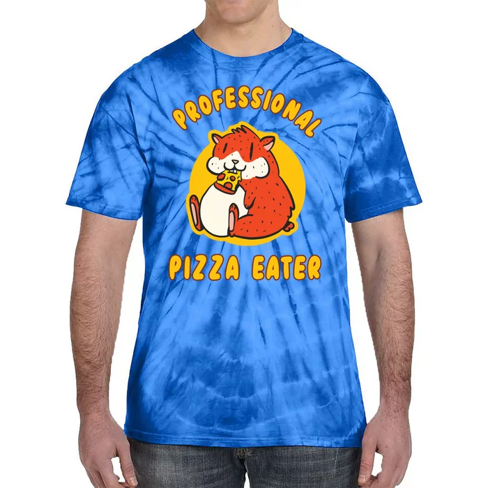 Professional Pizza Eater Pizza Pie Lovers National Pizza Day Cute Gift Tie-Dye T-Shirt