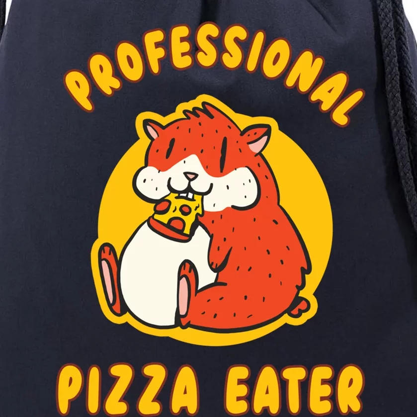 Professional Pizza Eater Pizza Pie Lovers National Pizza Day Cute Gift Drawstring Bag