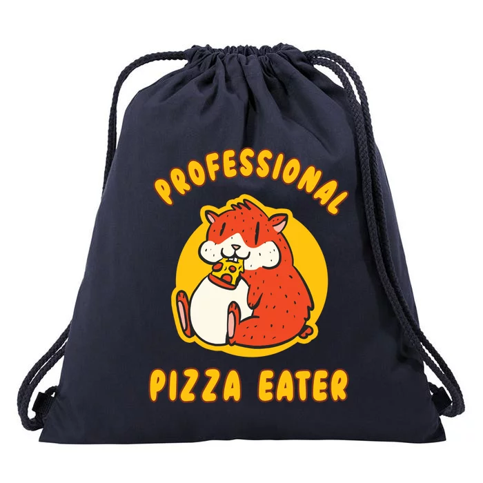 Professional Pizza Eater Pizza Pie Lovers National Pizza Day Cute Gift Drawstring Bag