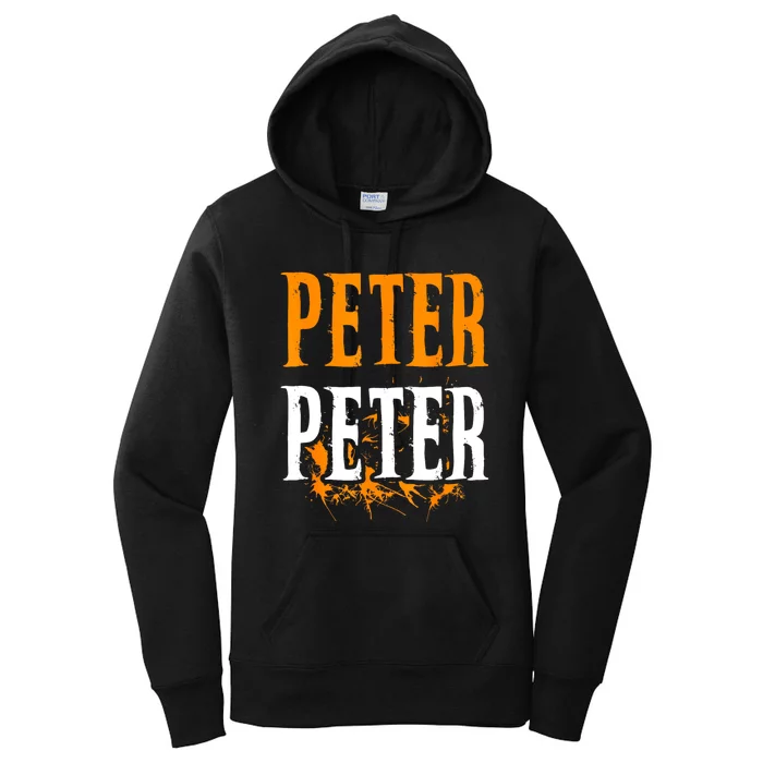 Peter Pumpkin Eater Costume Halloween Splash Women's Pullover Hoodie