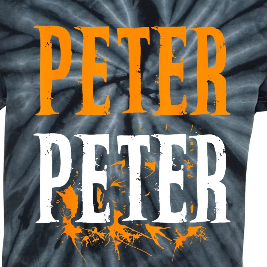 Peter Pumpkin Eater Costume Halloween Splash Kids Tie-Dye T-Shirt