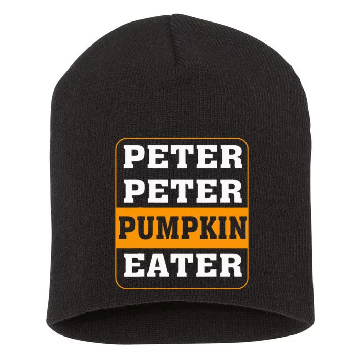 Peter Pumpkin Eater Halloween Costume Couple Short Acrylic Beanie