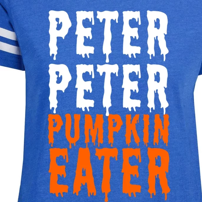 Peter Pumpkin Eater Halloween Costume Couple Great Gift Enza Ladies Jersey Football T-Shirt