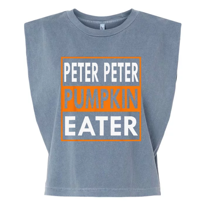 Peter Pumpkin Eater Costume For Couples Matching Halloween Garment-Dyed Women's Muscle Tee