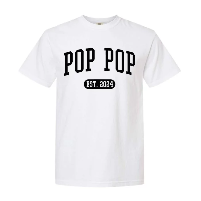 Pop Pop Est. 2024 Vintage Grandpa Garment-Dyed Heavyweight T-Shirt