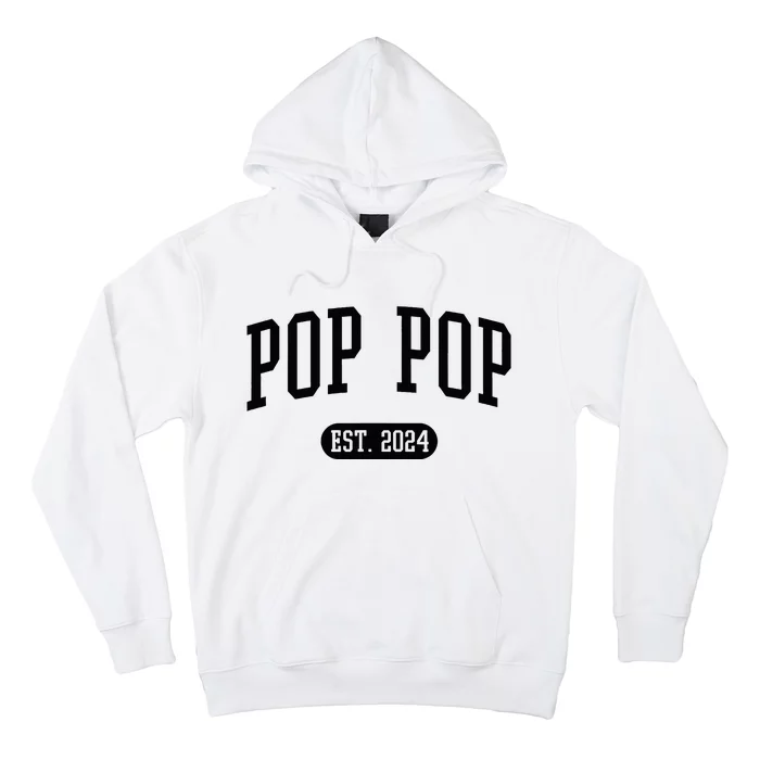 Pop Pop Est. 2024 Vintage Grandpa Hoodie