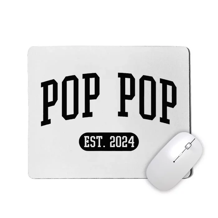 Pop Pop Est. 2024 Vintage Grandpa Mousepad