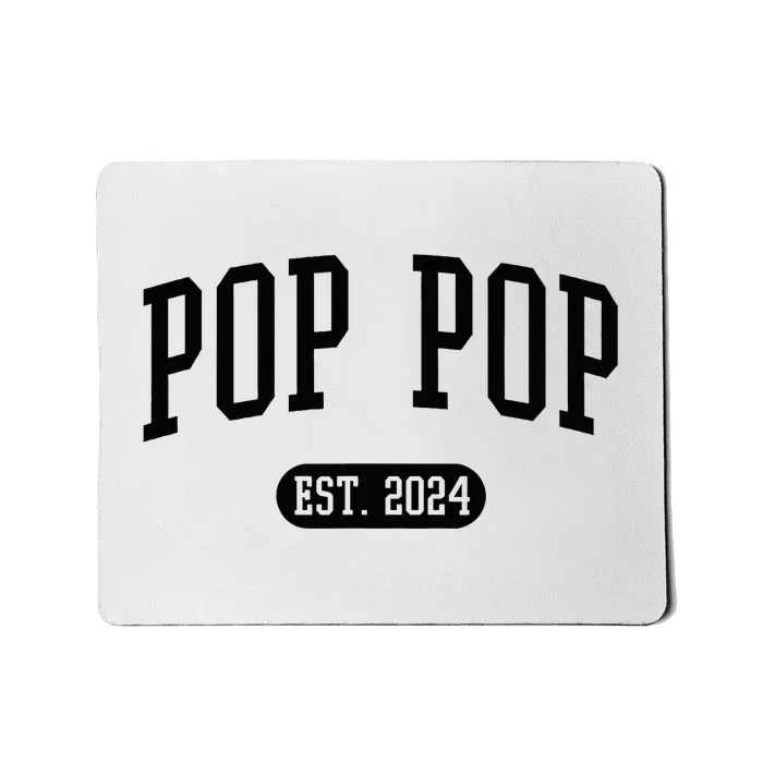 Pop Pop Est. 2024 Vintage Grandpa Mousepad