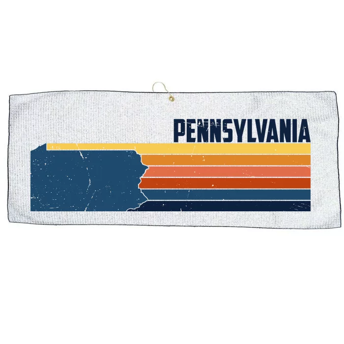 Retro Vintage Pennsylvania Large Microfiber Waffle Golf Towel