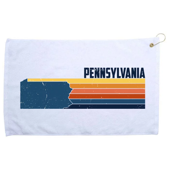 Retro Vintage Pennsylvania Grommeted Golf Towel