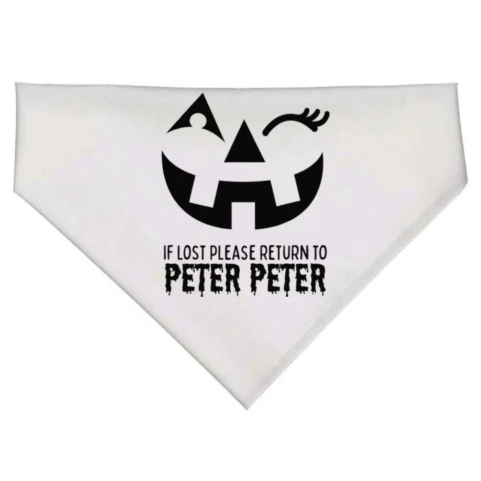 Peter Pumpkin Eater Halloween Couples Costume Funny USA-Made Doggie Bandana