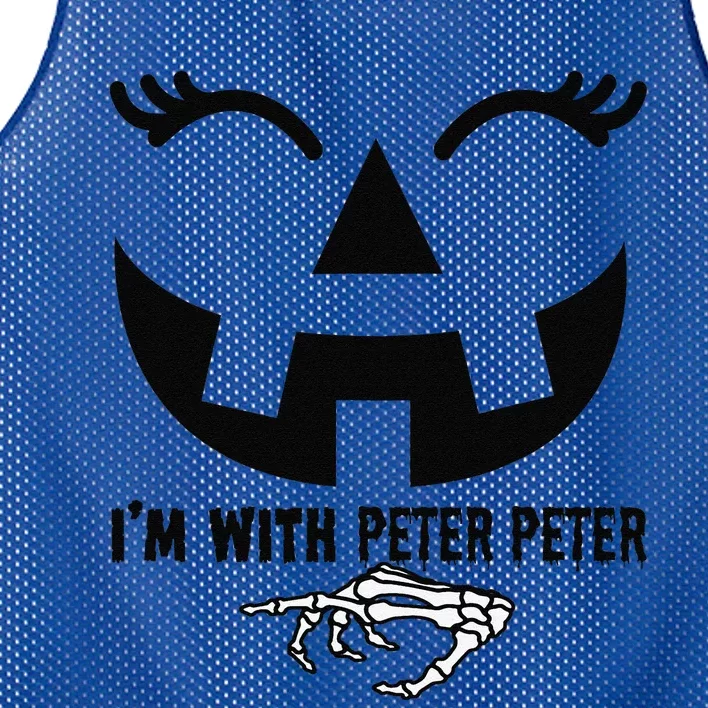 Peter Pumpkin Eater Wife Halloween Couple Costume Mesh Reversible Basketball Jersey Tank