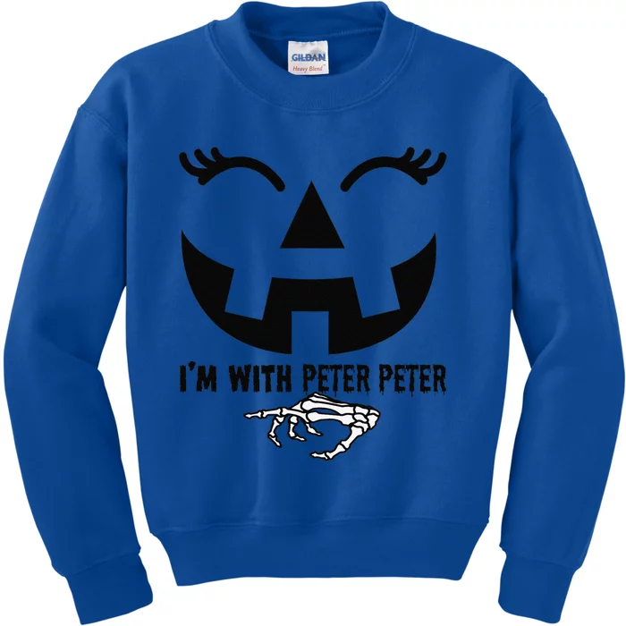 Peter Pumpkin Eater Wife Halloween Couple Costume Kids Sweatshirt