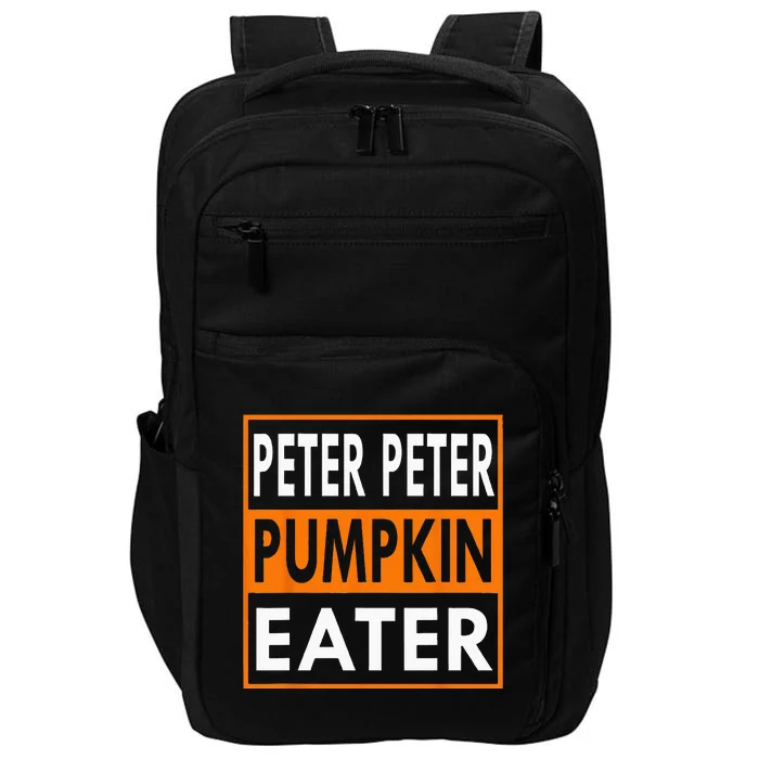 Peter Pumpkin Eater Costume For Couples Matching Halloween Impact Tech Backpack