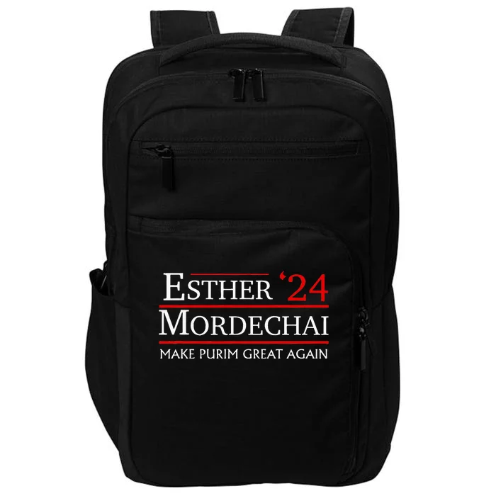 Purim Presidential Election Vote Queen Esther Mordechai 2024 Impact Tech Backpack