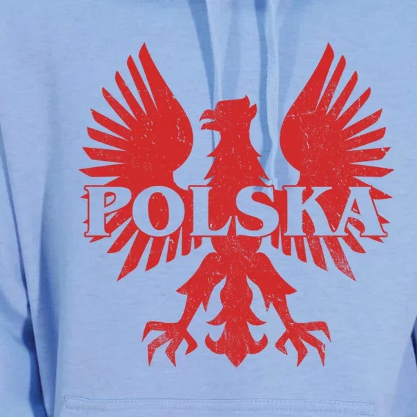 Polska Polish Eagle Funny Gift Unisex Surf Hoodie