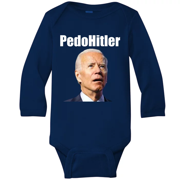 PedoHitler Baby Long Sleeve Bodysuit