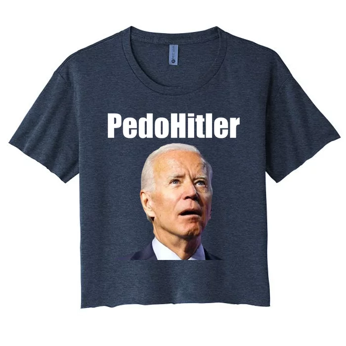 PedoHitler Women's Crop Top Tee