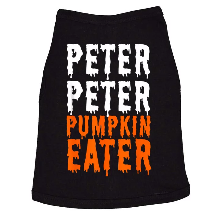 Peter Pumpkin Eater Halloween Costume Couple Doggie Tank