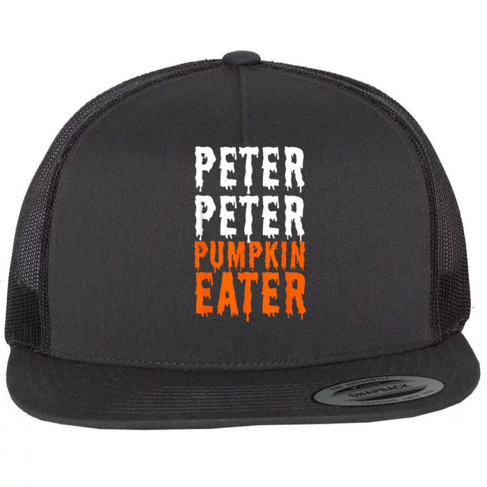 Peter Pumpkin Eater Halloween Costume Couple Flat Bill Trucker Hat