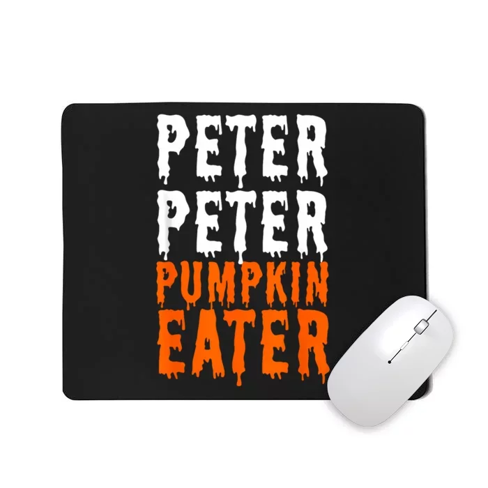 Peter Pumpkin Eater Halloween Costume Couple Mousepad