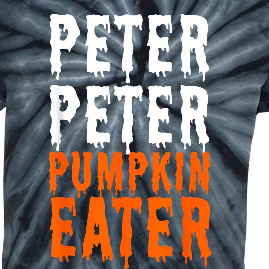 Peter Pumpkin Eater Halloween Costume Couple Kids Tie-Dye T-Shirt