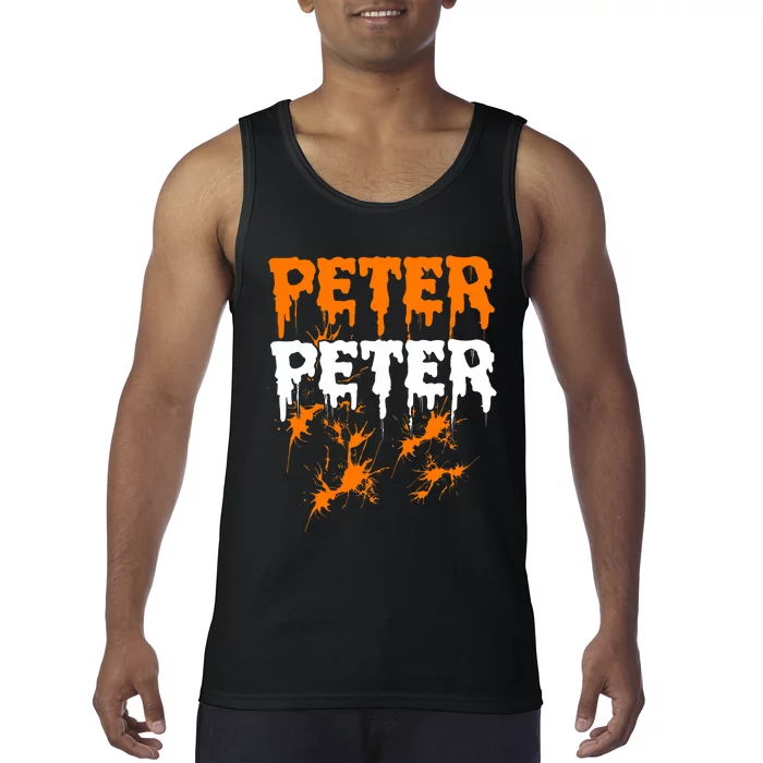 Peter Pumpkin Eater Halloween Costume Couple Tank Top