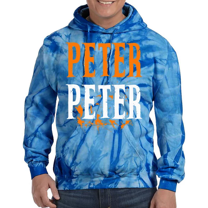 Peter Pumpkin Eater Costume Halloween Splash Tie Dye Hoodie