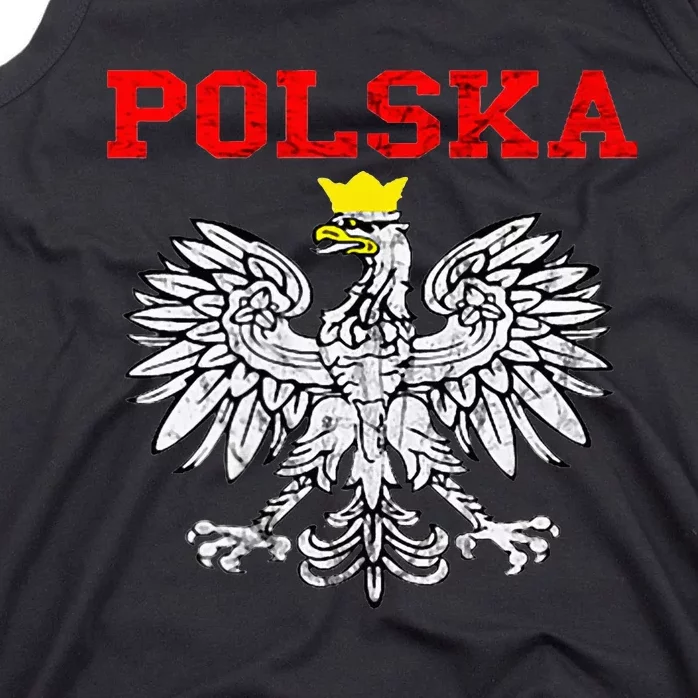 Polska Polish Eagle Poland Flag Polish Pride Polska Poland Tank Top