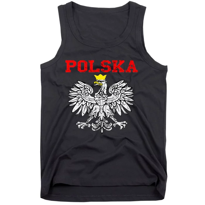 Polska Polish Eagle Poland Flag Polish Pride Polska Poland Tank Top