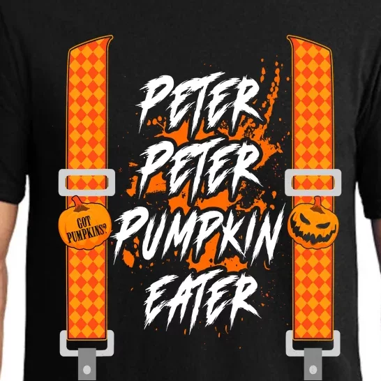 Peter Pumpkin Eater Halloween Costume Couple Pajama Set