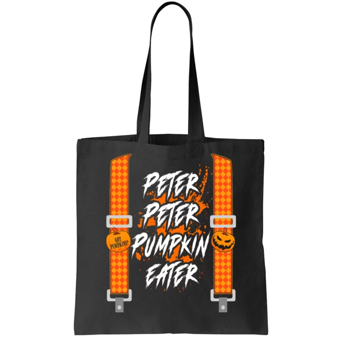 Peter Pumpkin Eater Halloween Costume Couple Tote Bag