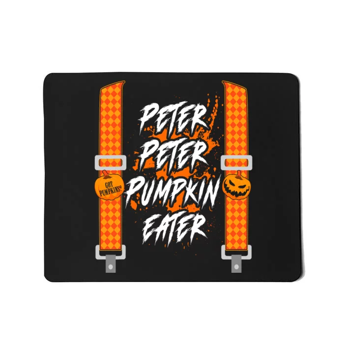 Peter Pumpkin Eater Halloween Costume Couple Mousepad