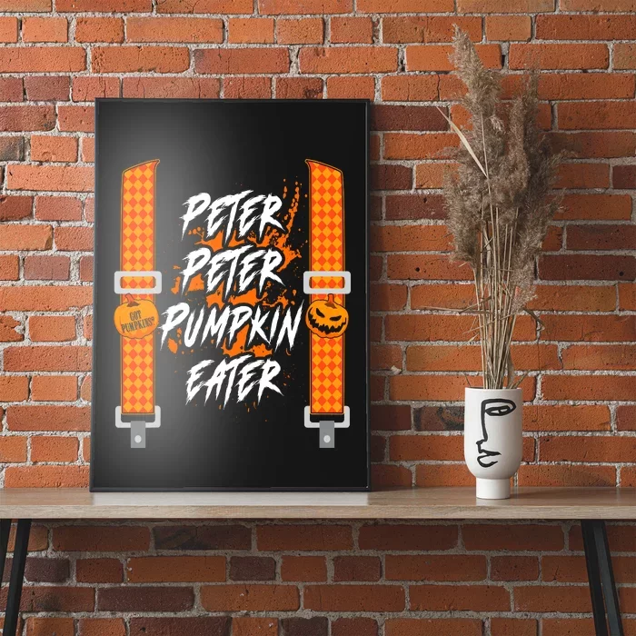 Peter Pumpkin Eater Halloween Costume Couple Poster