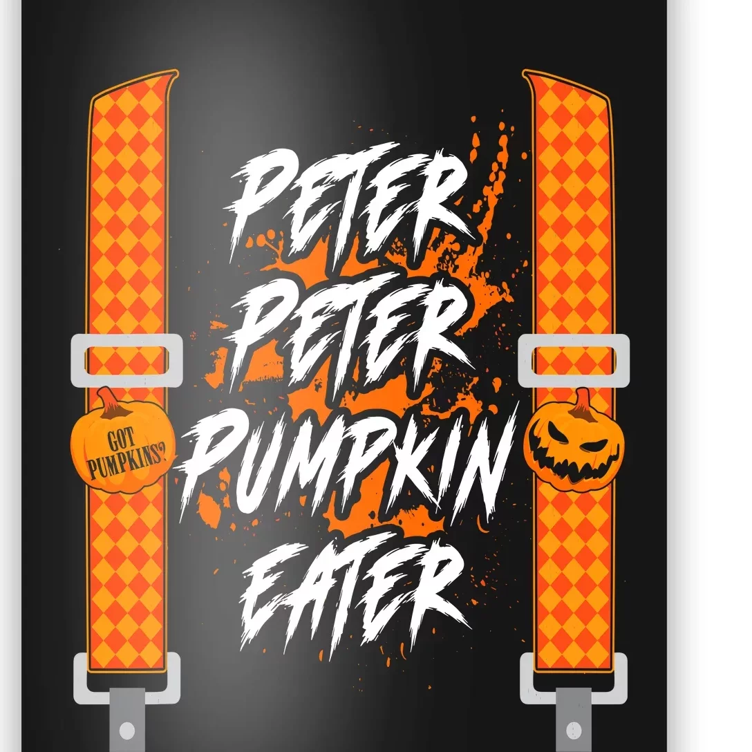 Peter Pumpkin Eater Halloween Costume Couple Poster