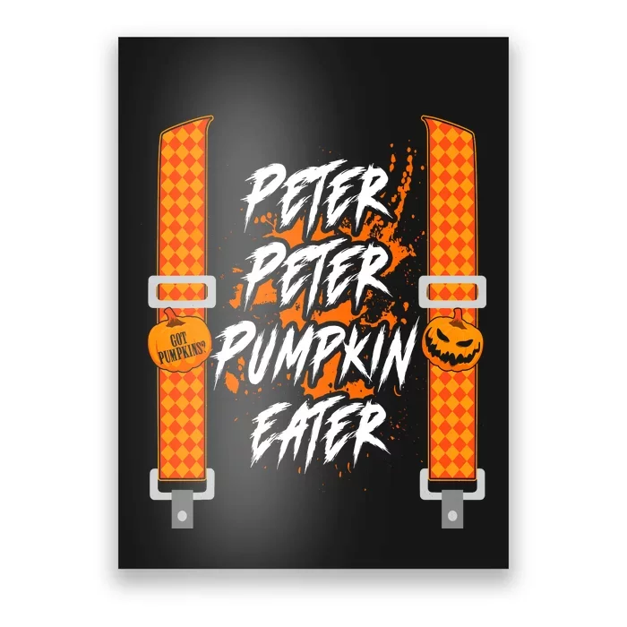 Peter Pumpkin Eater Halloween Costume Couple Poster